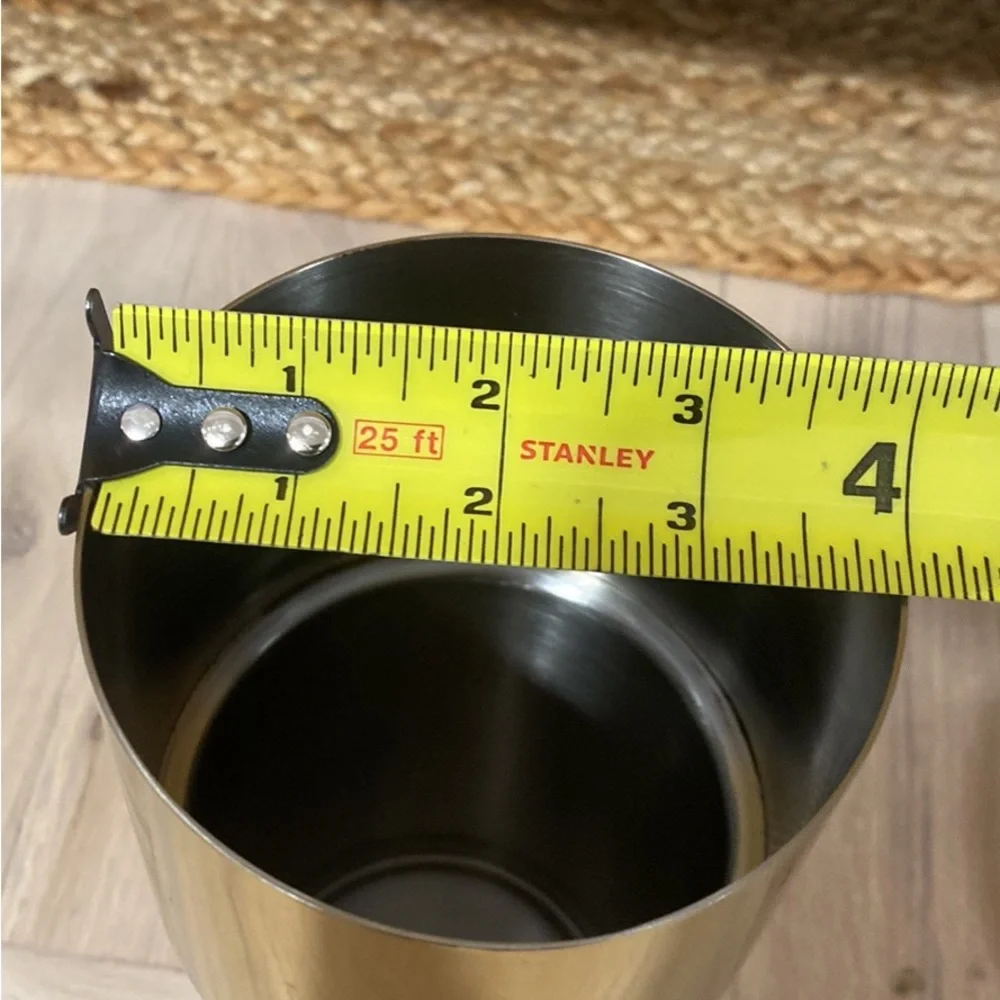 WEST ELM purple enamel vase